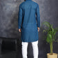 Chikankari Pure Cotton Kurta with Churidar ( JOKP 561Peacock )
