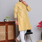 Jacquard Kurta Payjama Sets For Men ( NJOKP P 568Golden )