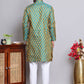 Jacquard Kurta Payjama Sets For Men ( NJOKP 586Green )