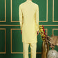 Solid Silk Blend Kurta with Churidar
