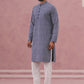 Floral Embroidered Kurta With Churidar (JOKP 626 Blue ) [FF] [G-1-5]