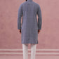 Floral Embroidered Kurta With Churidar (JOKP 626 Blue ) [FF] [G-1-5]