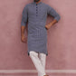 Floral Embroidered Kurta With Churidar (JOKP 626 Blue ) [FF] [G-1-5]