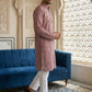 Floral Embroidered Kurta With Churidar ( JOKP P 626Maroon ) [FF] [G-1-5]