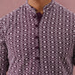 Floral Embroidered Kurta With Churidar (JOKP 626 Purple ) [FF] [G-1-5]
