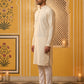 Embroidered Cotton Kurta with Churidar ( JOKP P 640Cream )