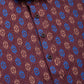 Jompers Men's Maroon Cotton Ikat printed kurta Only