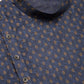 Jompers Men's Navy Cotton printed kurta Pyjama Set ( JOKP 652Navy )