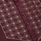 Jompers Men's Maroon Cotton Embroidered Kurta Pyjama ( JOKP 654Maroon )