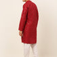 Maroon Mirror Work Kurta Pyjama (JOKP 659 Maroon )