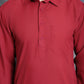Men's Solid Pathani Kurta with Salwar ( JOKP 696Maroon )