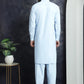 Men's Solid Pathani Kurta with Salwar ( JOKP 696Sky ) [FF] [D-17-18]
