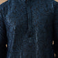 Embroidered & Sequins Straight Kurta with Pyjamas ( JOKP B-P 5205 B-P 5205Peacock )