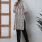 Embroidered & Sequins Kurta Set For Men (JOKP P B-P 5226 Beige )