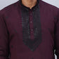 Sequins Embroidered Kurta Pyjama and Dupatta Set for Men
