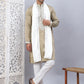 Sequins Embroidered Kurta Pyjama With Dupatta Set