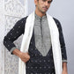 Sequins Embroidered Kurta Pyjama With Dupatta Set