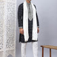 Sequins Embroidered Kurta Pyjama With Dupatta Set