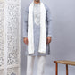 Men's Sequins Embroidered Kurta Pyjama With Dupatta