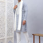 Men's Sequins Embroidered Kurta Pyjama With Dupatta