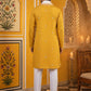 Embroidered Silk Blend Kurta Pyjama and Dupatta Set for Men ( JOKP P D 5077Mustard )