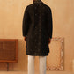 Embroidered Kurta with Dupatta Set for Men ( KOD 5088 black )