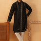 Embroidered & Sequin Kurta Pyjama With Dupatta