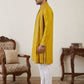 Silk Blend Embroidered Kurta Pyjama with Dupatta ( JOKP P D 5088Mustard )