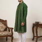 Silk Blend Embroidered Kurta Pyjama with Dupatta ( JOKP P D 5088Olive )