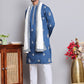 Embroidered & Sequin Kurta Pyjama With Dupatta ( JOKP D 5091Teal ) [FF] [M16-18 & N16-18]