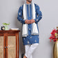 Embroidered & Sequin Kurta Pyjama With Dupatta ( JOKP D 5091Teal ) [FF] [M16-18 & N16-18]