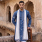 Embroidered & Sequin Kurta Pyjama With Dupatta ( JOKP P D 5091Teal )