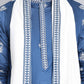 Embroidered & Sequin Kurta Pyjama With Dupatta ( JOKP D 5091Teal ) [FF] [M16-18 & N16-18]