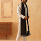 Embroidered & Sequin Kurta With Dupatta ( KOD 5091 white )