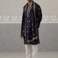 Silk Blend Embroidered Kurta Pyjama Set ( JOKP P D 5319 P D 5319Navy ) [FF] [B-3-4]