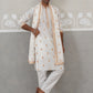 Silk Blend Embroidered Kurta Pyjama Set (JOKP P D 5319 White ) [FF] [B-3-4]