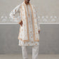Silk Blend Embroidered Kurta Pyjama Set (JOKP P D 5319 White ) [FF] [B-3-4]