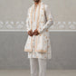 Silk Blend Embroidered Kurta Pyjama Set (JOKP P D 5319 White ) [FF] [B-3-4]