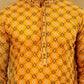 Viscose Rayon Embroidered Sequin Kurta Pyjama ( JOKP PJ11W 5127Mustard )