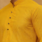 Chikankari Embroidered Kurta Pyjama Set ( JOKP PJ11W 640Mustard )