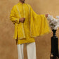 Silk Blend Embroidered Kurta Pyjama with Dupatta ( JOKP PJ11W D 5088Mustard )