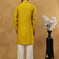 Silk Blend Embroidered Kurta Pyjama with Dupatta ( JOKP PJ11W D 5088Mustard )