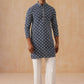 Embroidered Kurta Pyjama for Men ( JOKP PJ11-W 5092 PJ11-W 5092Peacock )