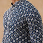 Embroidered Kurta Pyjama for Men ( JOKP PJ11-W 5092 PJ11-W 5092Peacock )