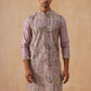 Embroidered Straight Kurta Set For Men ( JOKP PJ11-W 5174 PJ11-W 5174Peach )