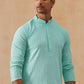 Embroidered & Sequence Kurta Pyjama for Men ( JOKP PJ11-W 5177 PJ11-W 5177Sky )