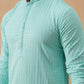 Embroidered & Sequence Kurta Pyjama for Men ( JOKP PJ11-W 5177 PJ11-W 5177Sky )