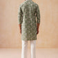 Men's Embroidered Kurta Pyjama ( JOKP PJ11-W 5229 PJ11-W 5229Pista )