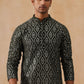 Traditional Mirror Embroidered Kurta Set for Men ( JOKP PJ11-W 5269 PJ11-W 5269Olive )