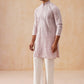 Pink Kurta Set with White Thread Embroidery ( JOKP PJ11-W 5280 PJ11-W 5280Magenta )